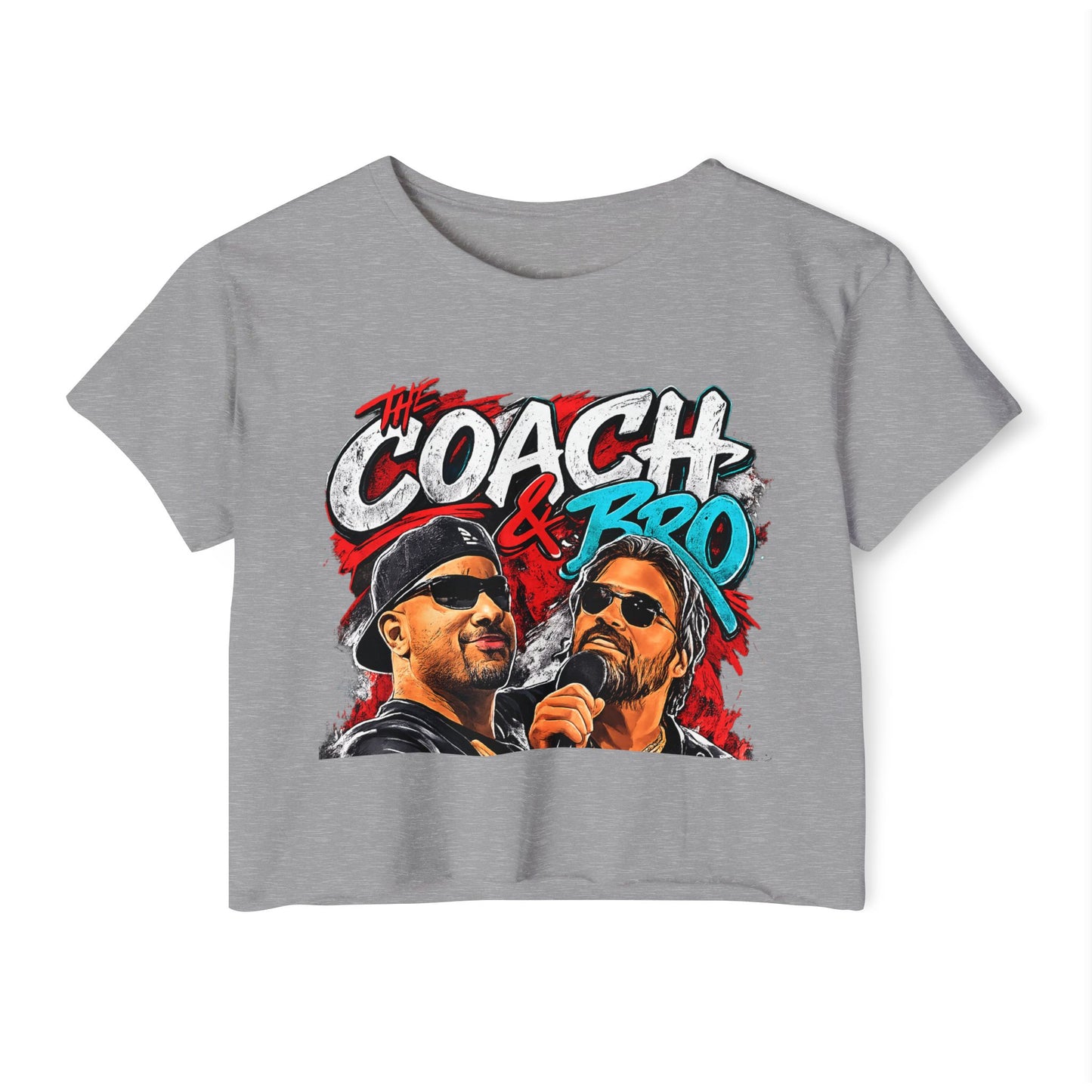 Coach & Bro Graphic Crop Top — Women's Festival Tee