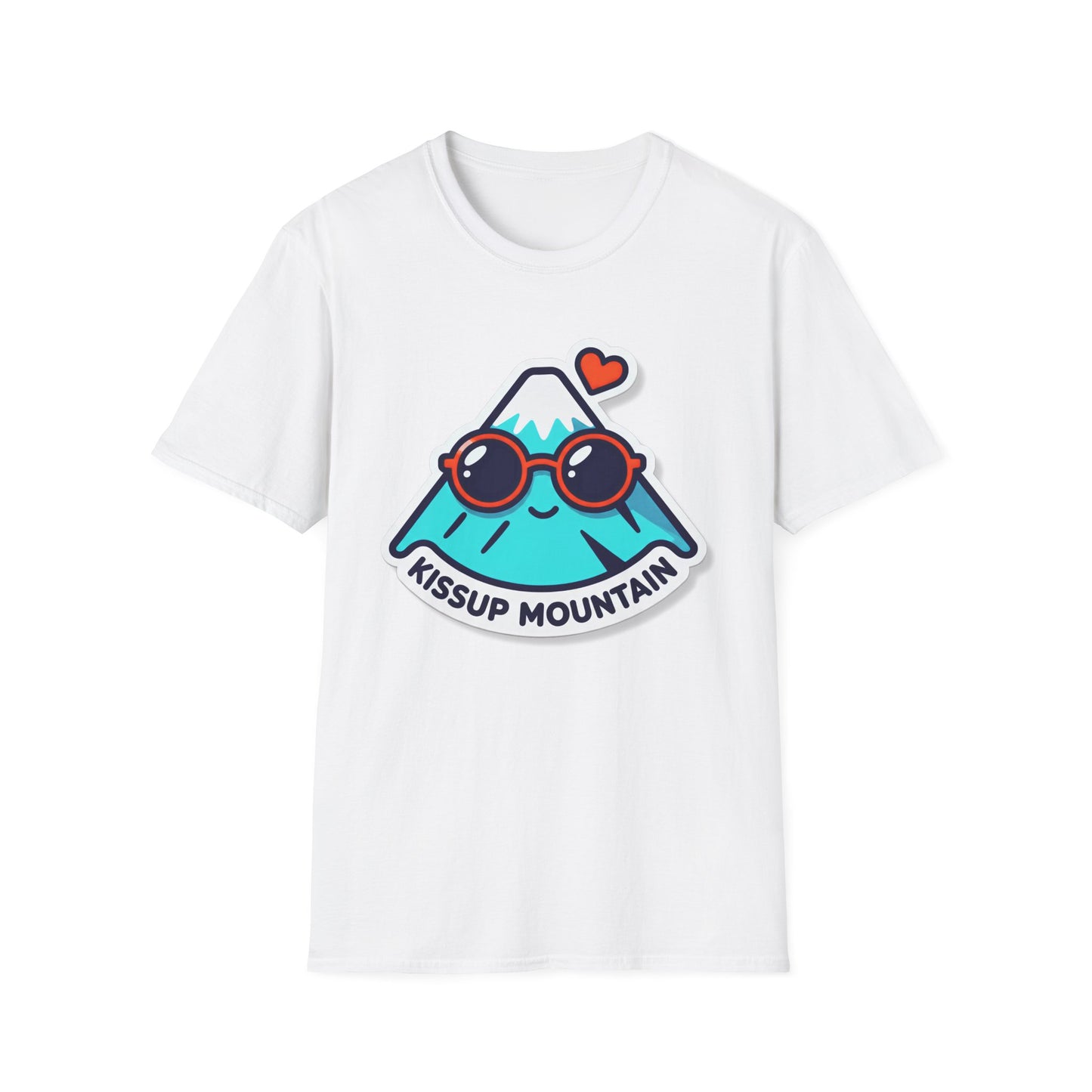 Kawaii 'Kissup Mountain' Cute Mountain Graphic Tee | Coach and Company 2026