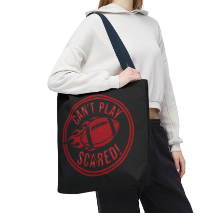 Can't Play Scared Tote Bag (Black)