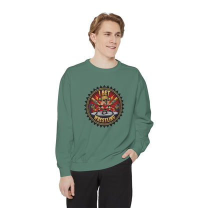 I Bet Wrestling Ring Crewneck
