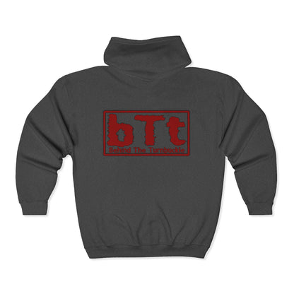bTb Zip Hoodie - Black/White