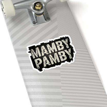 Mamby Pamby Kiss-Cut Stickers