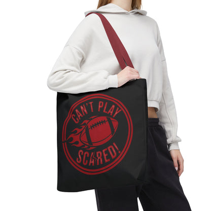 Can't Play Scared Tote Bag (Black)