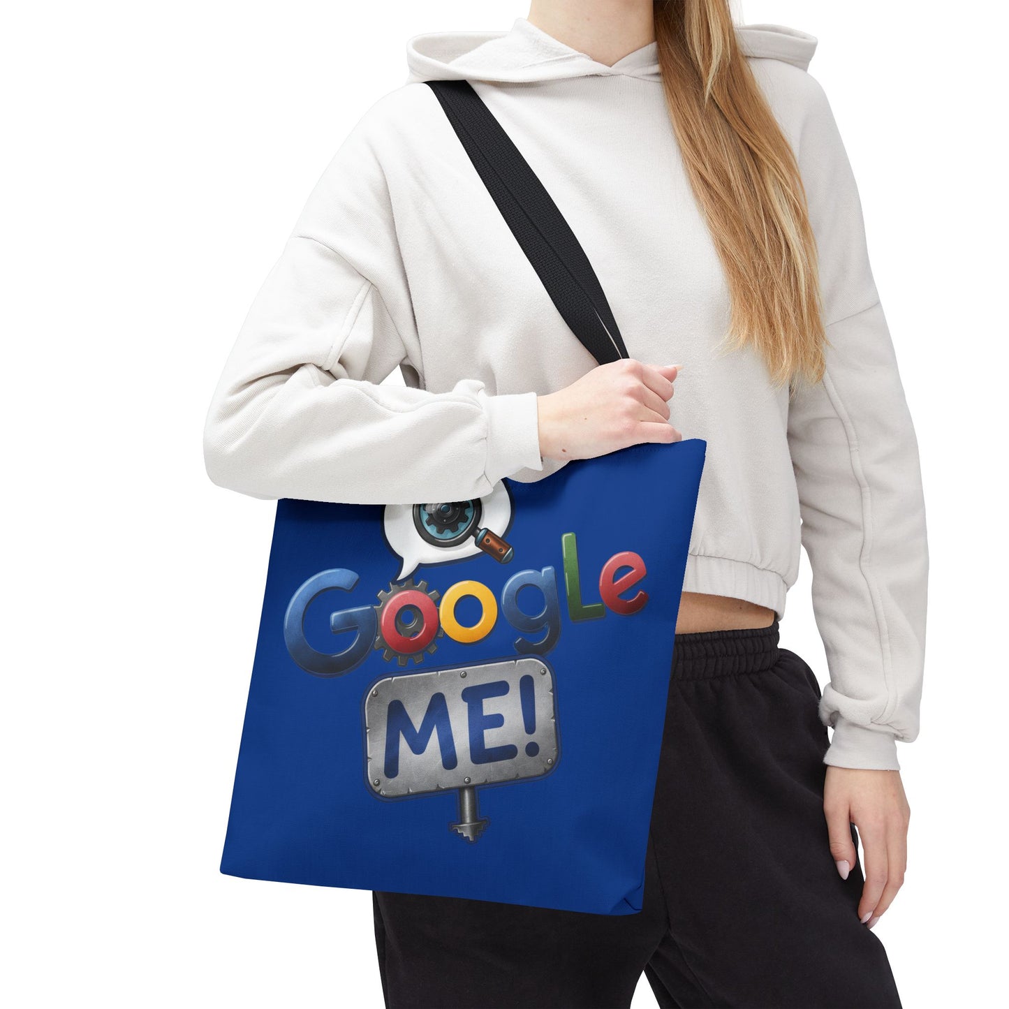 Google Me! Tote Bag (Blue)