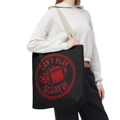 Can't Play Scared Tote Bag (Black)