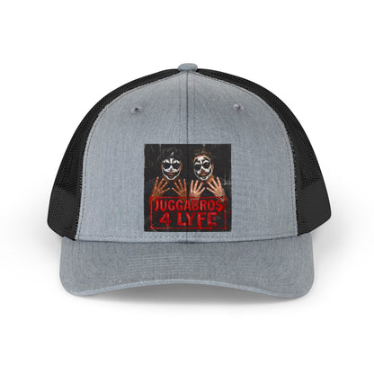 Juggabros 4 Lyfe Graphic Cap--Retro Trucker Hat /Coach and Bro