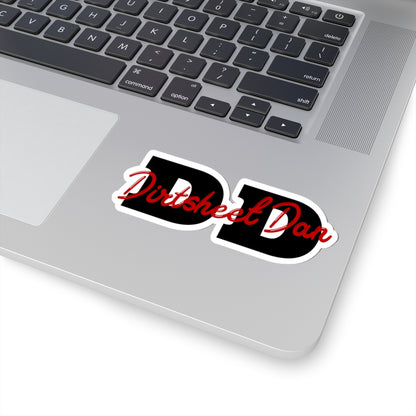 DirtSheet Dan DD Logo Kiss-Cut Sticker — Decal/Coach and Bro