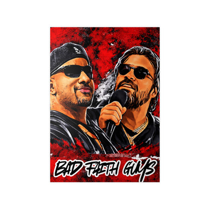 Photopaper Poster - "Bad Faith Guys" /Coach and Bro
