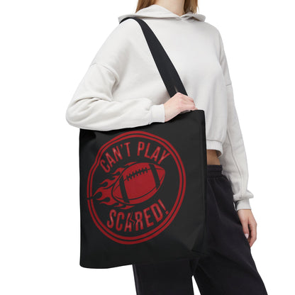 Can't Play Scared Tote Bag (Black)