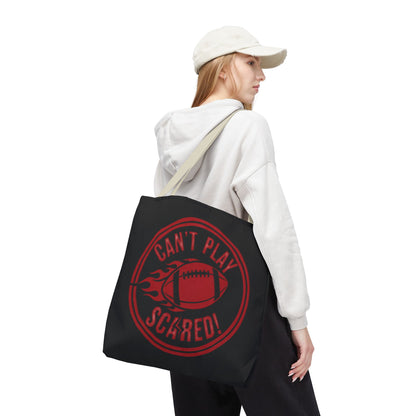 Can't Play Scared Tote Bag (Black)