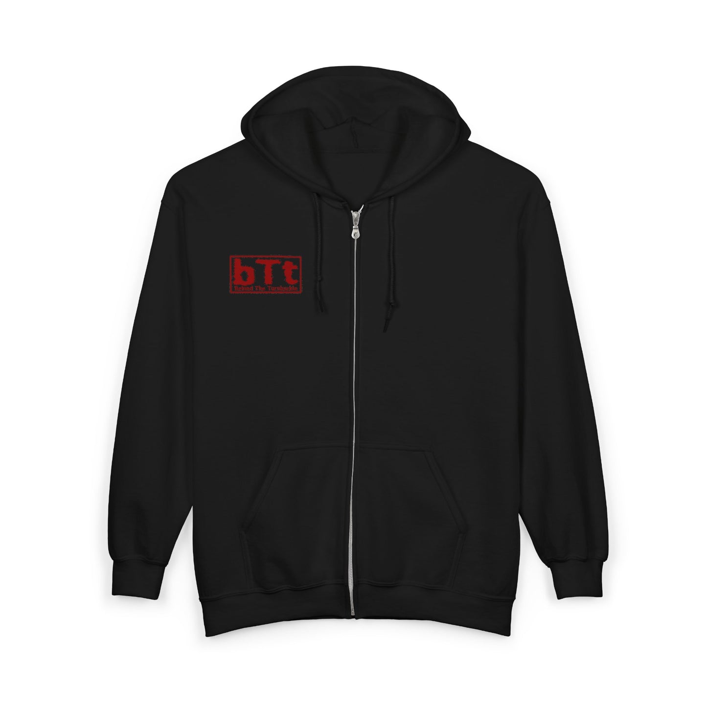 bTb Zip Hoodie - Black/Red