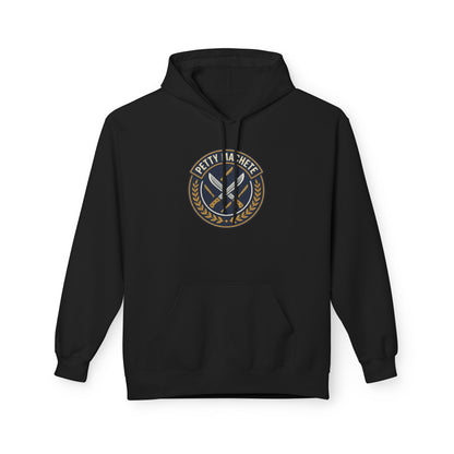 Petty Machete emblem Hoodie — Logo Pullover/Coach and Company