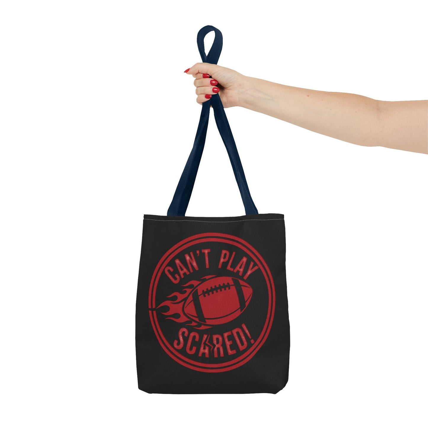 Can't Play Scared Tote Bag (Black)
