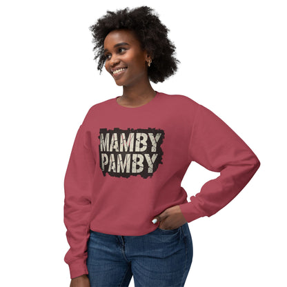 Mamby Pamby Macho Crewneck Sweatshirt