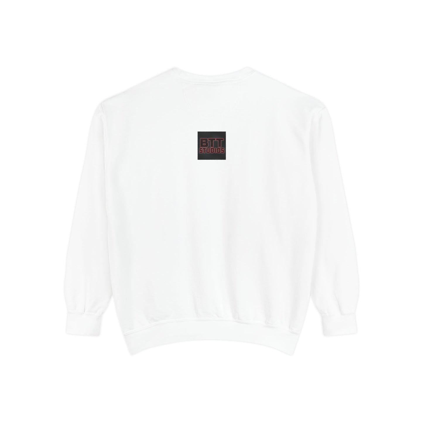 Chic Unisex Garment-Dyed Sweatshirt, Cozy Fall Fashion, Gift for Him/Her, Customizable Apparel, College Spirit Wear, Casual Streetwear