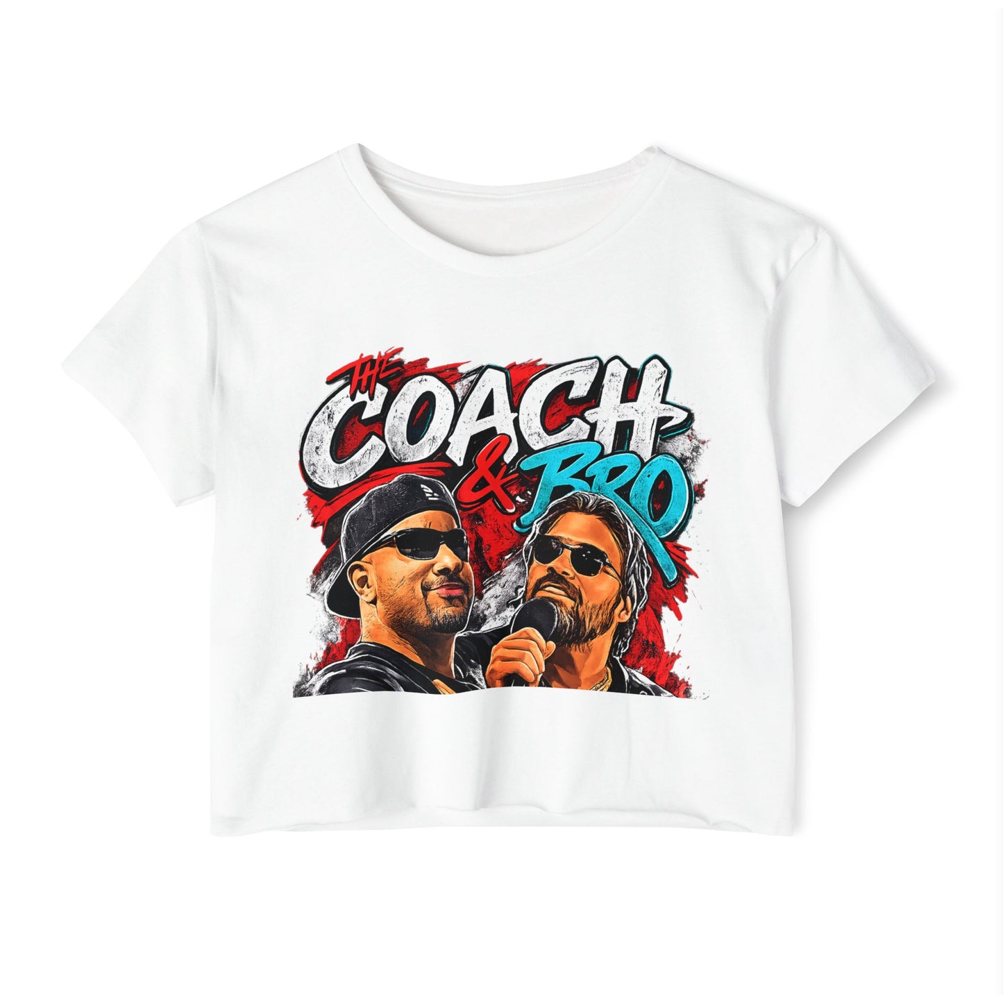 Coach & Bro Graphic Crop Top — Women's Festival Tee