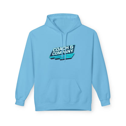 Coach and Company Logo Hoodie — Retro Athletic Pullover for Sports Fans and Creators