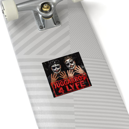 Juggabros 4 Lyfe Square Sticker — Coach and Bro