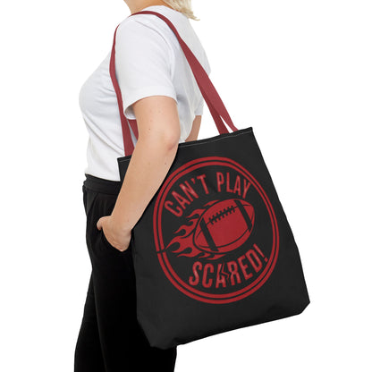 Can't Play Scared Tote Bag (Black)