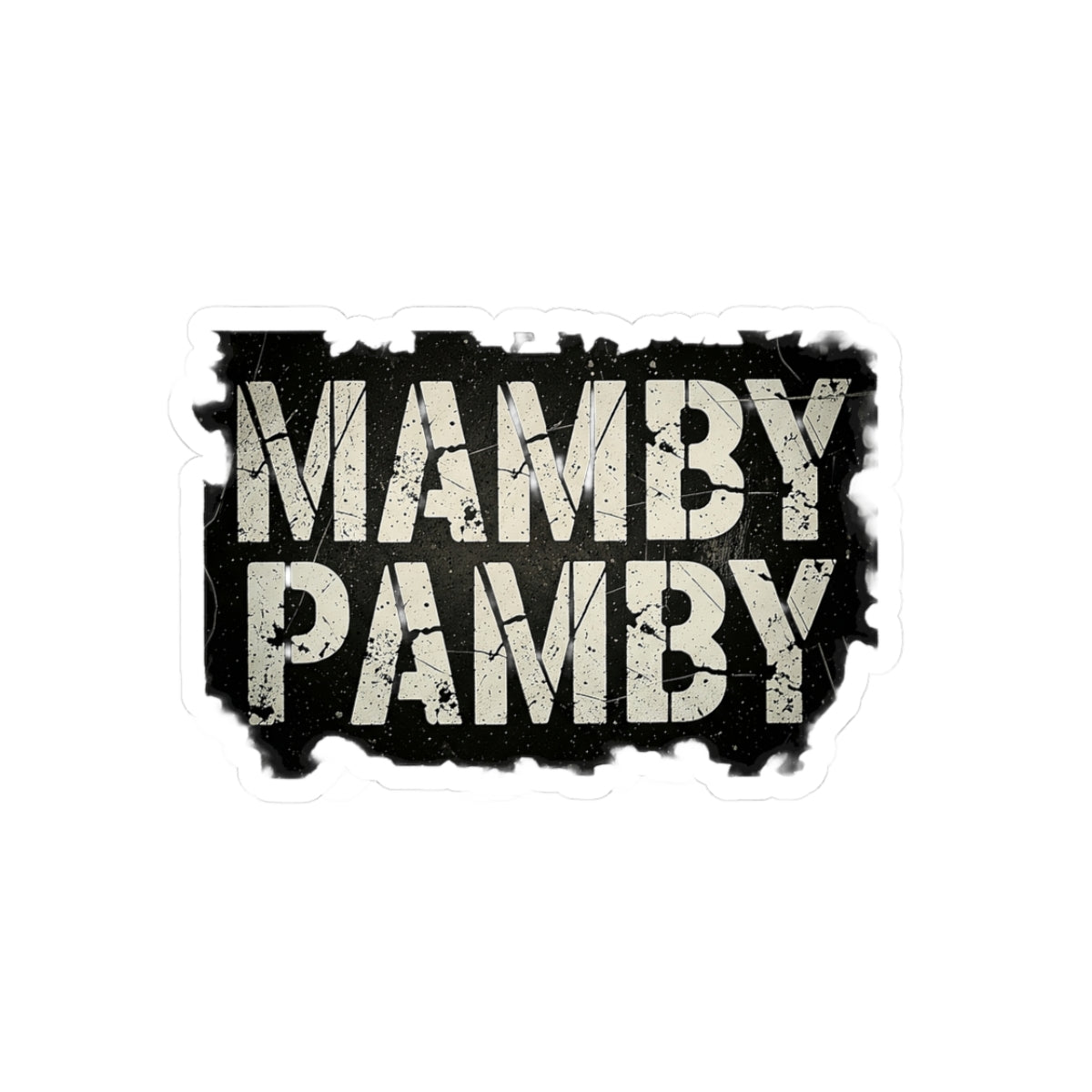 Mamby Pamby Kiss-Cut Stickers