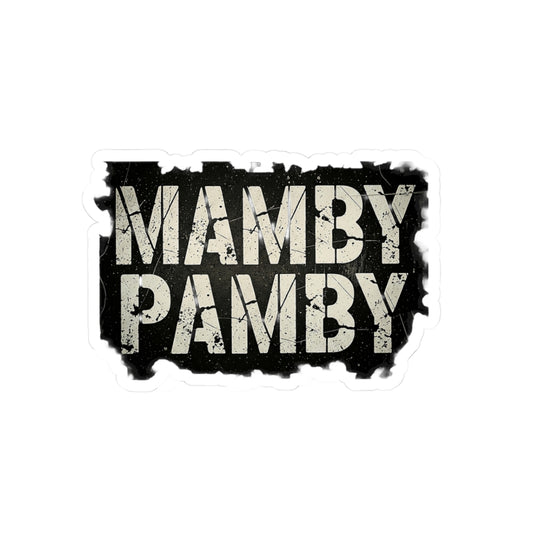 Mamby Pamby Kiss-Cut Stickers