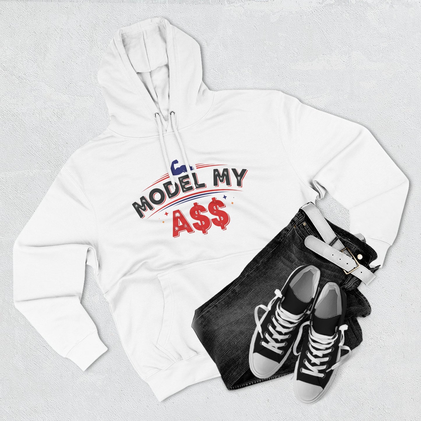 Bicep Model My A$$ Hoodie (Mult Colors)