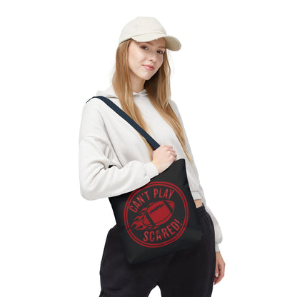 Can't Play Scared Tote Bag (Black)