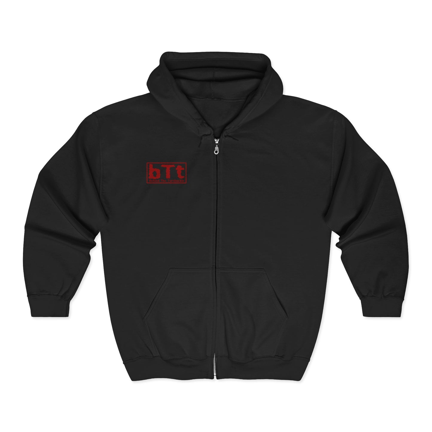 bTb Zip Hoodie - Black/Red