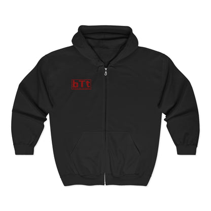 bTb Zip Hoodie - Black/Red